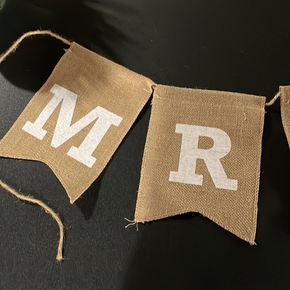 Mr & mrs banner for wedd - Picture 4 of 5